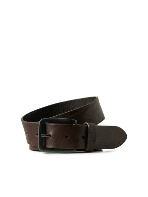 Cinturón de cuero Jack & Jones marrón