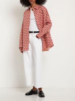 Oversized svilena jakna Valentino
