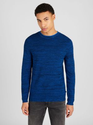 Μελανζέ πουλόβερ Qs By S.oliver μπλε