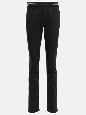 Jeans skinny taille basse slim Givenchy noir