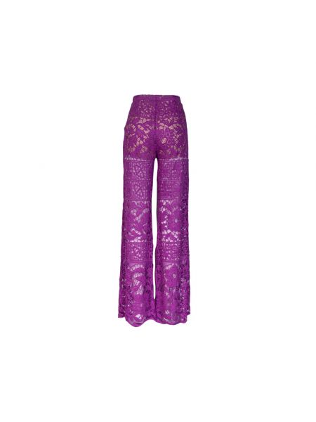 Pantalones bootcut Jucca violeta