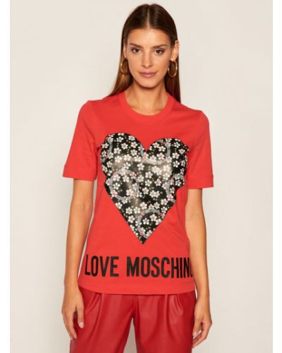 Tričko Love Moschino červené