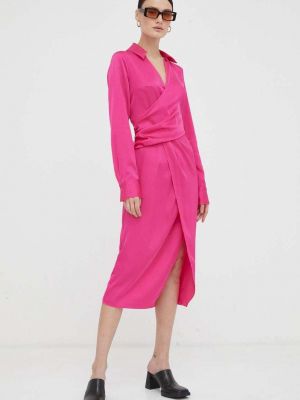 Midi haljina 2ndday ružičasta