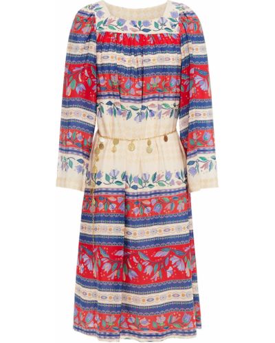 Шелковое платье миди Antik Batik