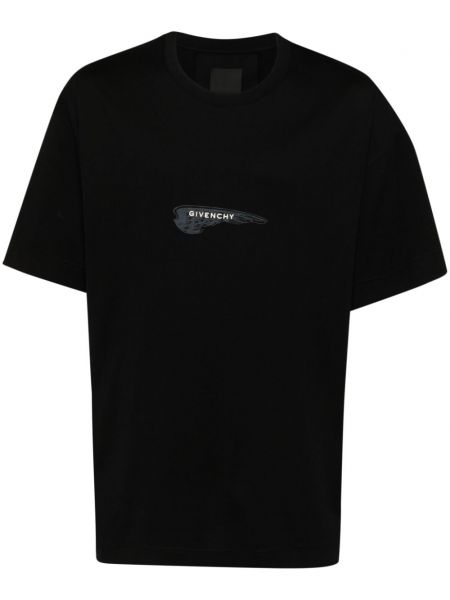 Broderet t-shirt Givenchy sort