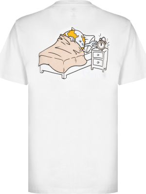 T-shirt à motif mélangé Converse blanc