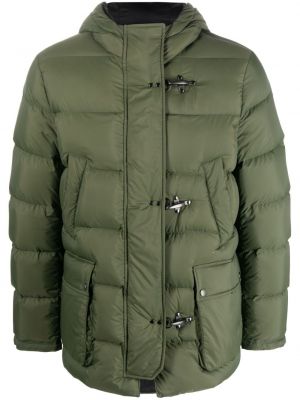 Dūnu jaka ar kapuci Fay zaļš