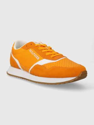 Sneakersy Tommy Hilfiger pomarańczowe
