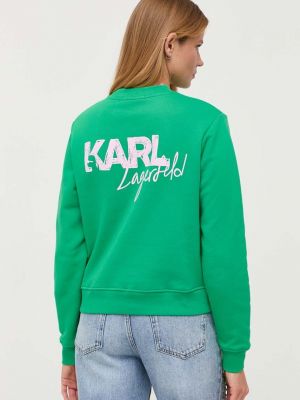 Felső Karl Lagerfeld zöld