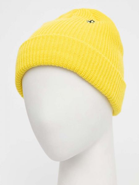 Dzianinowa czapka Volcom żółta