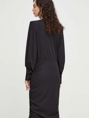 Testhezálló mini ruha Gestuz fekete