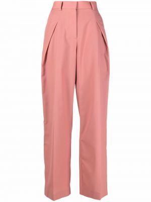 Pantalones plisados Sacai rosa