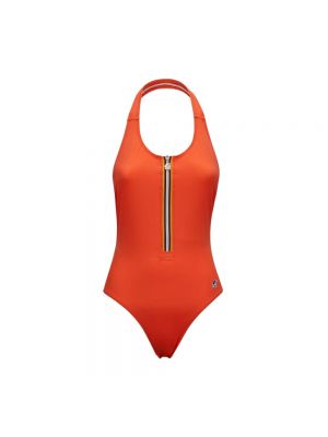 Strand einteiliger badeanzug K-way orange