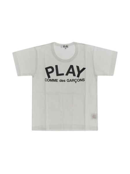 T-shirt z printem Comme Des Garcons, biały