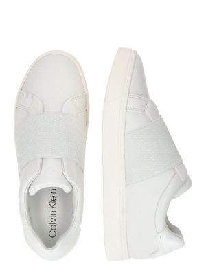 Σκαρπινια slip-on Calvin Klein λευκό