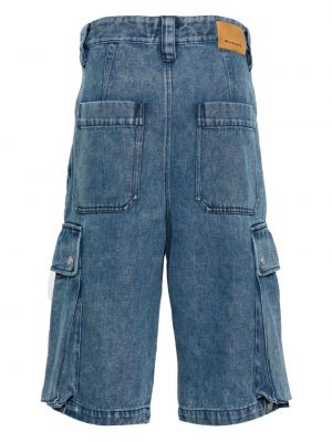 Shorts cargo avec poches Marant bleu