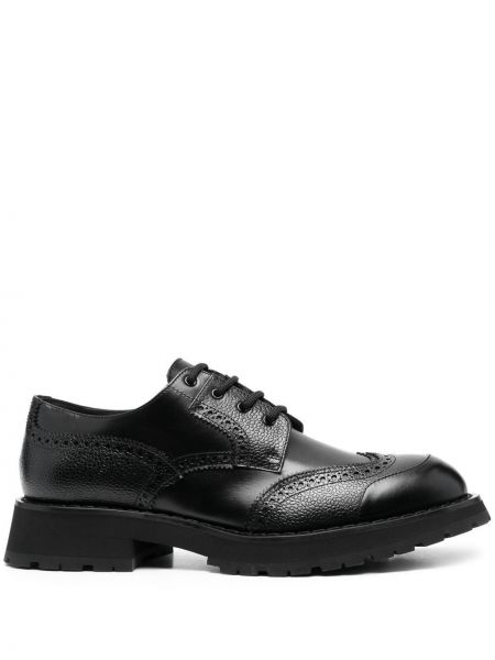 Brogue čevlji z vezalkami s čipko Alexander Mcqueen črna