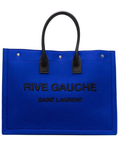 Bolso shopper Saint Laurent azul