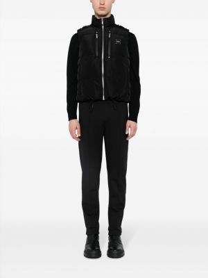Bavlněné sportovní kalhoty Karl Lagerfeld černé