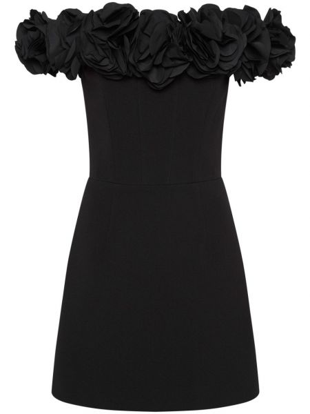 Ίσιο φόρεμα με βολάν Rebecca Vallance μαύρο