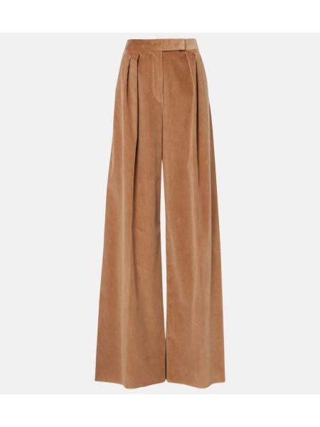 Bomull vida byxor Max Mara brun