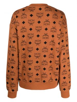 Sweatshirt aus baumwoll mit print Mcm