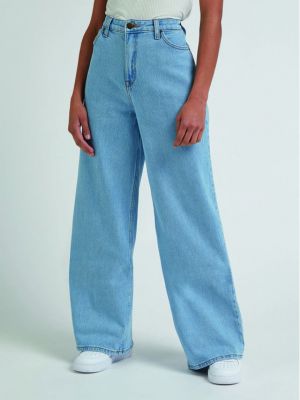 Jeans large Lee bleu