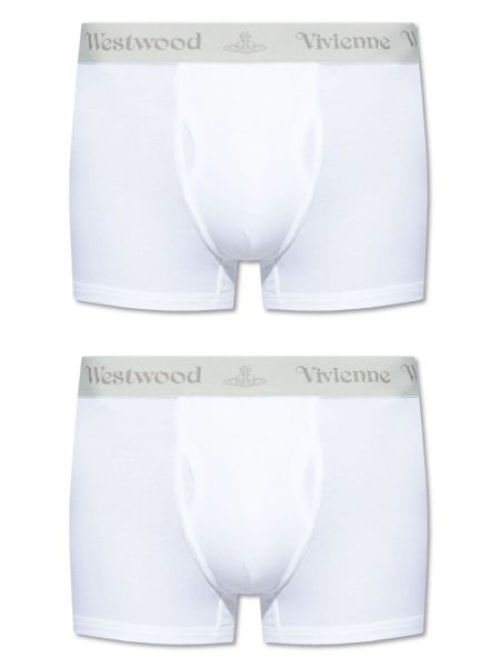 Памучни боксерки Vivienne Westwood бяло
