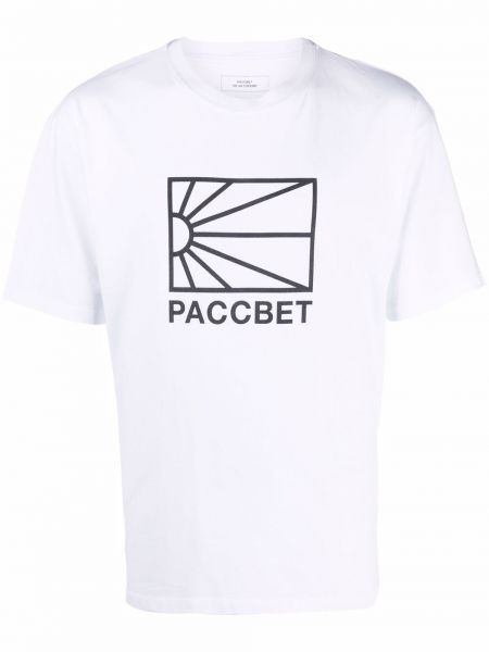 Camiseta con estampado Paccbet blanco