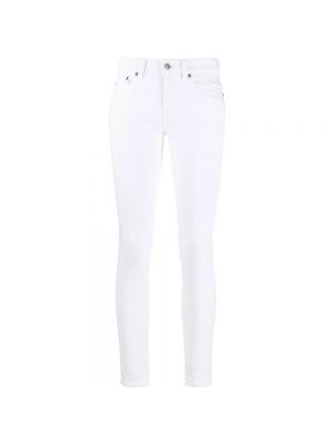 Jeans skinny slim Dondup blanc