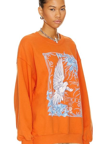 Pullover mit rundem ausschnitt Daydreamer orange