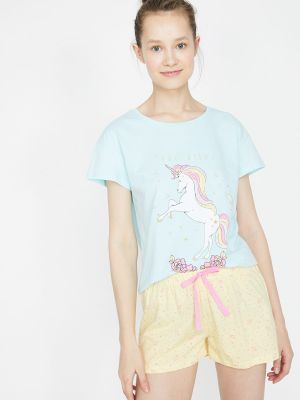 Пижама с принт с животински шарки Koton