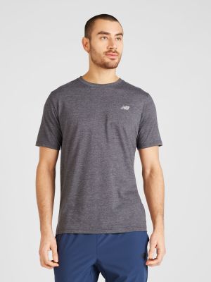 Camicia in maglia New Balance grigio