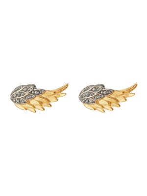 Σκουλαρίκια με φτερά Zadig & Voltaire χρυσό