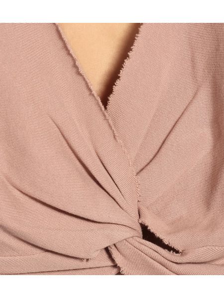 Maglione di cotone Lanston Sport rosa