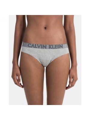 Bragas de algodón Calvin Klein gris