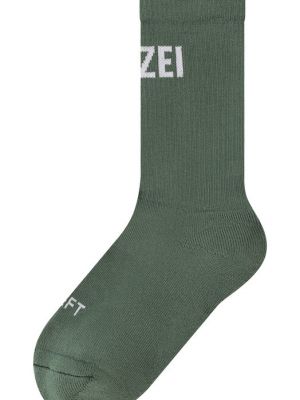 Хлопковые носки Vetements зеленые
