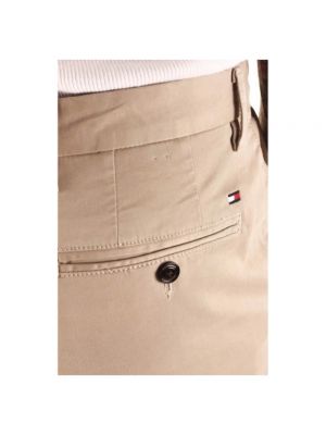 Pantalones chinos de algodón Tommy Hilfiger beige