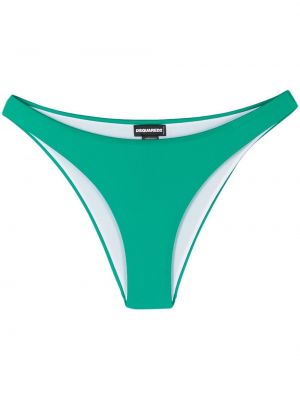 Bikini con estampado Dsquared2 verde