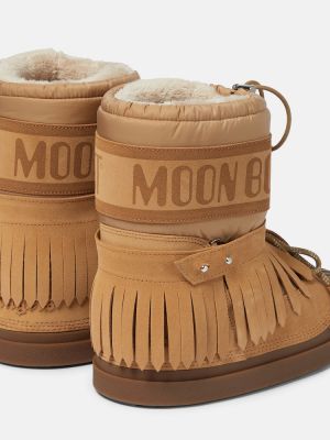 Зимни обувки за сняг Moncler кафяво