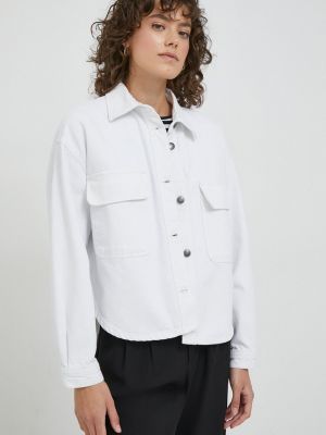 Дънкова риза Sisley бяло
