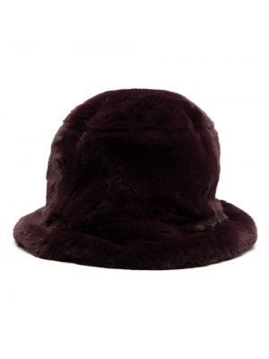Kepurė su kailiu Jakke violetinė