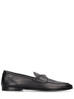 Pantofi loafer din piele Dolce & Gabbana negru