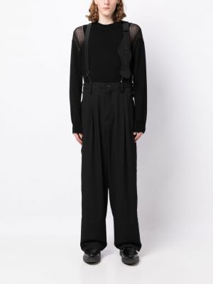 Pantalon droit Yohji Yamamoto noir