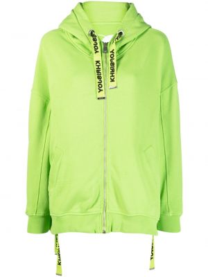 Oversize hoodie mit reißverschluss Khrisjoy grün