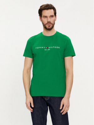 Tričko Tommy Hilfiger zelené