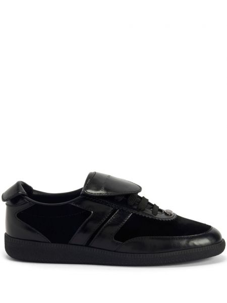 Læder sneakers Giuseppe Zanotti sort