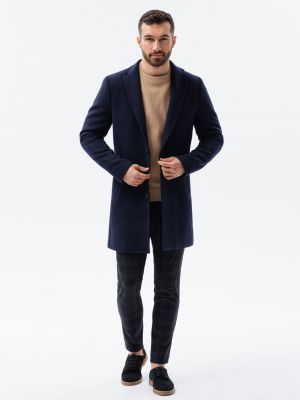Kabát Ombre Clothing modrý