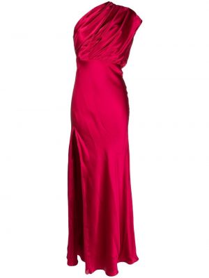 Асиметрична вечерна рокля Michelle Mason червено