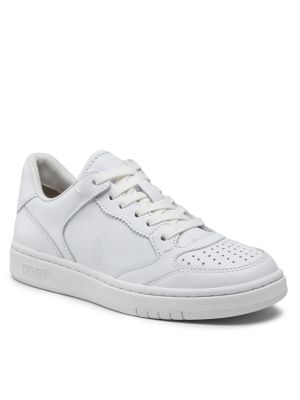 Sneakers di pizzo Polo Ralph Lauren bianco